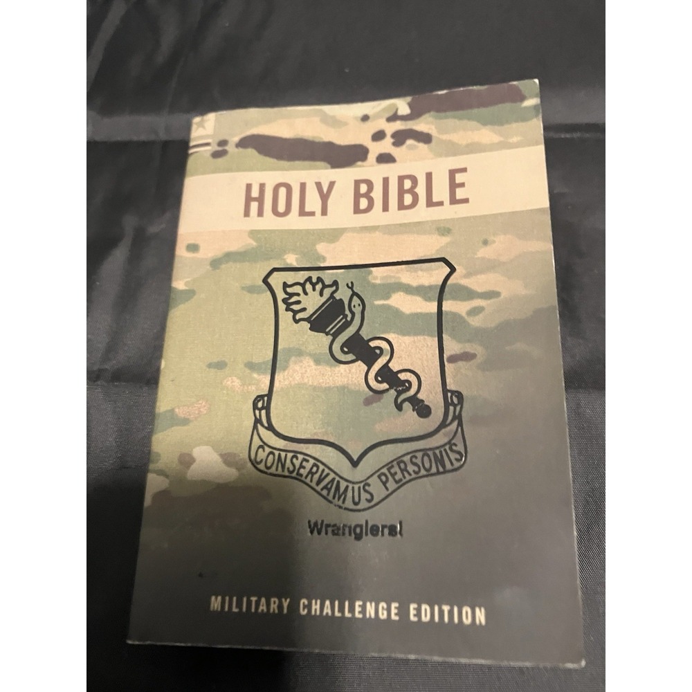 Holy Bible Military Challenge Edition. From American Bible Society Pocket Ed.